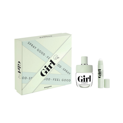 Rochas - Coffret Girl - Eau de Toilette 60 ml + crayon stick parfumé.