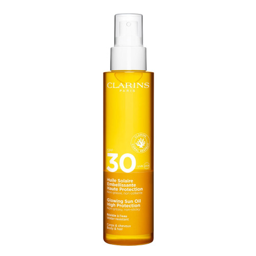 Clarins - Huile Solaire Embellissante Haute Protection Corps SPF30 150ml