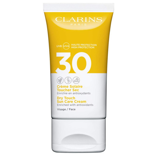 Clarins - Crème Solaire Toucher Sec Visage - UVA/UVB30 50 ml